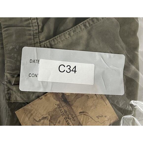 North River Outfitters Cargo Shorts Men's Size 38 Green 8 Inch 100% Cotton - Picture 11 of 11